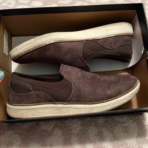 Dr Scholls Women’s Seeing Stars Slip-On Sneaker, Olive Green/Purple Camo, Sz 8M